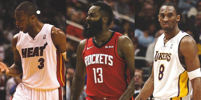 韦德哈登巅峰对决引热议 评论员力挺韦德关键球